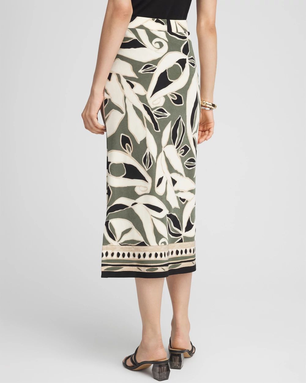 CRUMPLED SLIT SKIRT(F WHITE): BOTTOMSjosemoon